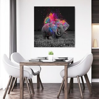 Foto 5 | Cuadro Elefante Colores Moderno En Lienzo Canvas Envío Grati