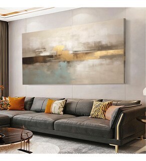 Foto 1 | Cuadro Decorativo Moderno Canvas De Algodón Abstracto Hd No Sintetico Tintas Ecológicas Listo Para Colgar Opcion Marco