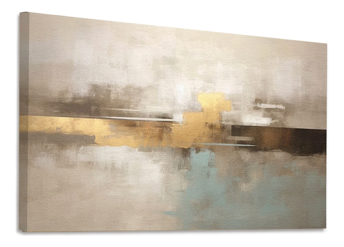 Foto 3 | Cuadro Decorativo Moderno Canvas De Algodón Abstracto Hd No Sintetico Tintas Ecológicas Listo Para Colgar Opcion Marco