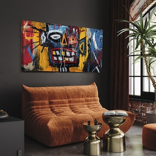 Foto 5 | Cuadro Canvas Grafitti Abstracto Basquiat Arte Urbano 100x60
