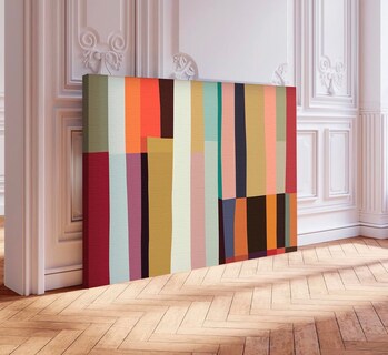 Foto 3 | Cuadros Decorativos Abstractos Modernos Coloridos En Canvas