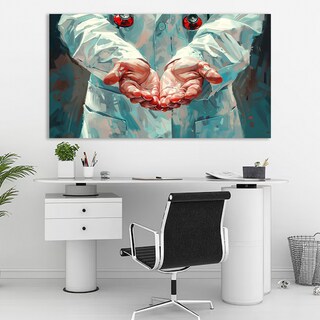 Foto 2 | Cuadro Decorativo Consultorio Medico Doctor Confianza 100x55