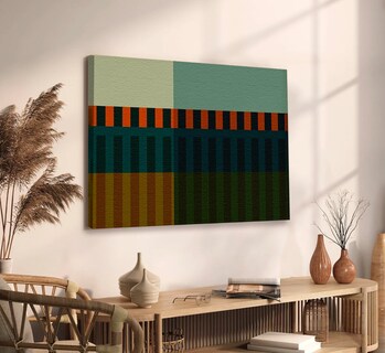 Foto 5 | Cuadros Decorativos Abstractos Modernos Coloridos En Canvas