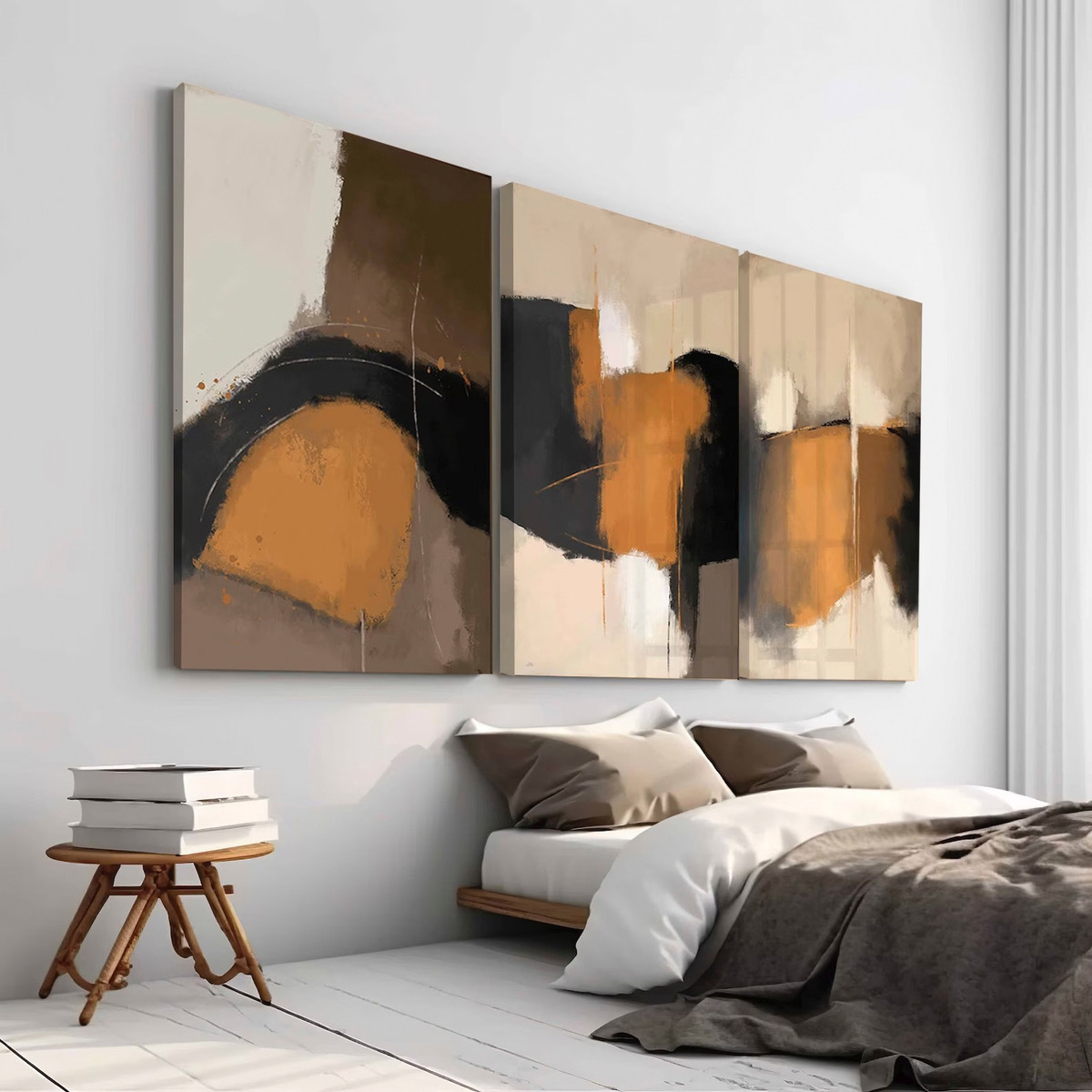 Set Cuadros Moderno Minimalista Abstracto Hd Grande Canvas