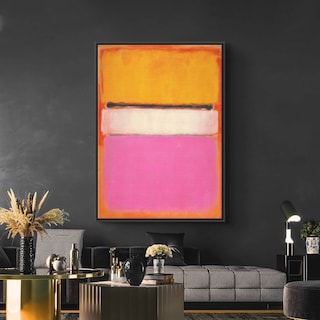Foto 3 | Cuadros Canva Mark Rothko Arte Abstracto Bastidor 60x80cm