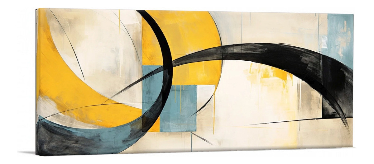 Foto 4 | Cuadro Decorativo Moderno Canvas De Algodón Abstracto Hd No Sintetico Tintas Ecológicas Listo Para Colgar Opcion Marco