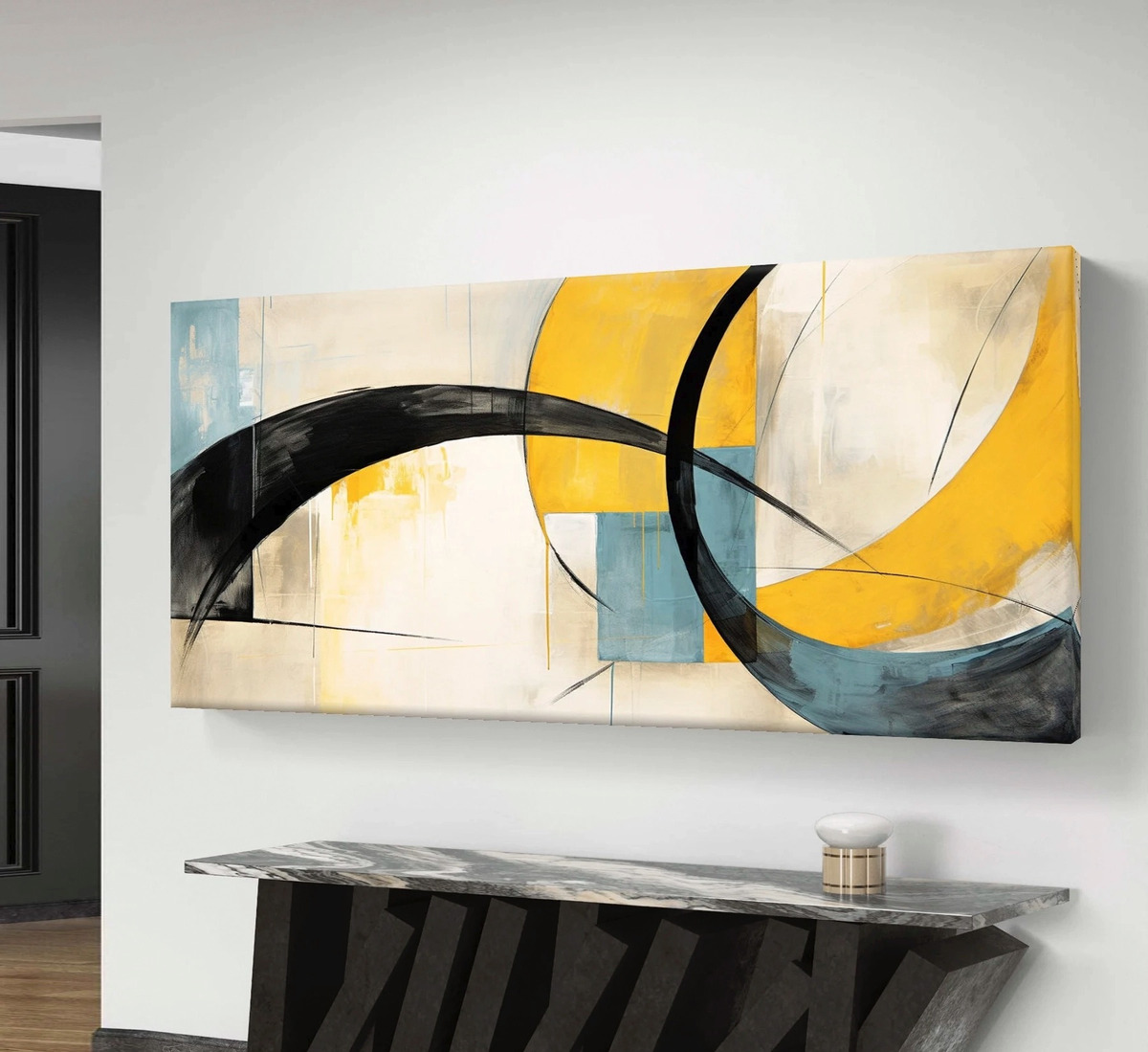 Foto 6 pulgar | Cuadro Decorativo Moderno Canvas De Algodón Abstracto Hd No Sintetico Tintas Ecológicas Listo Para Colgar Opcion Marco