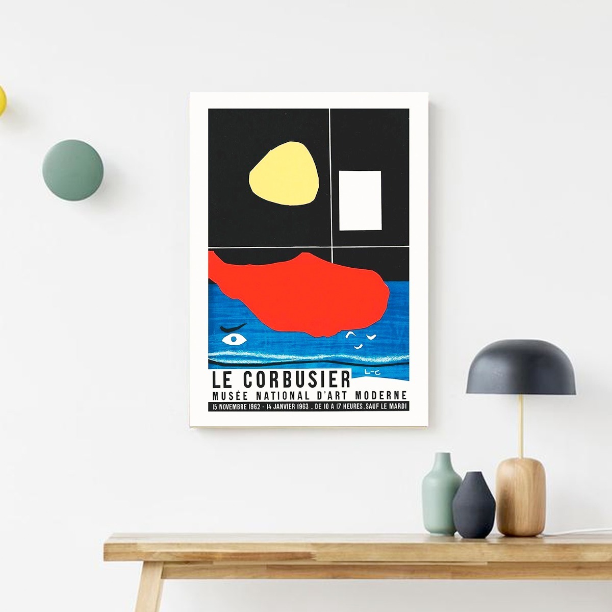 Foto 2 | Cuadros Bauhaus Le Corbusier Mid Century Canvas Premium