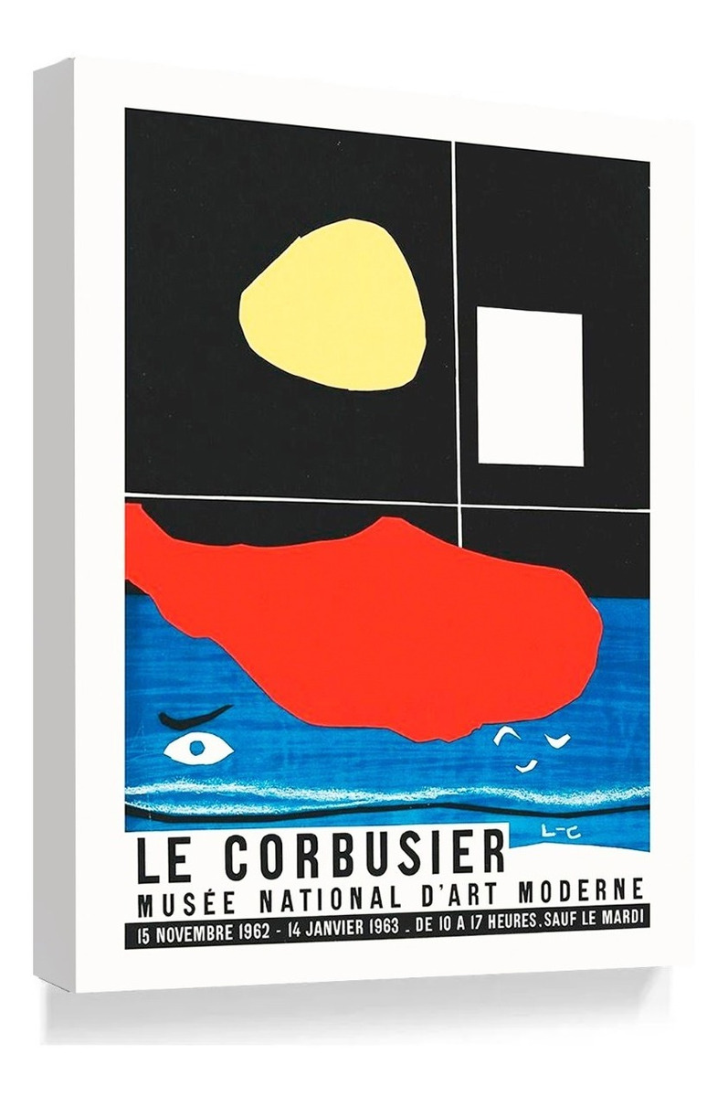 Foto 4 | Cuadros Bauhaus Le Corbusier Mid Century Canvas Premium