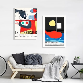 Foto 5 | Cuadros Bauhaus Le Corbusier Mid Century Canvas Premium