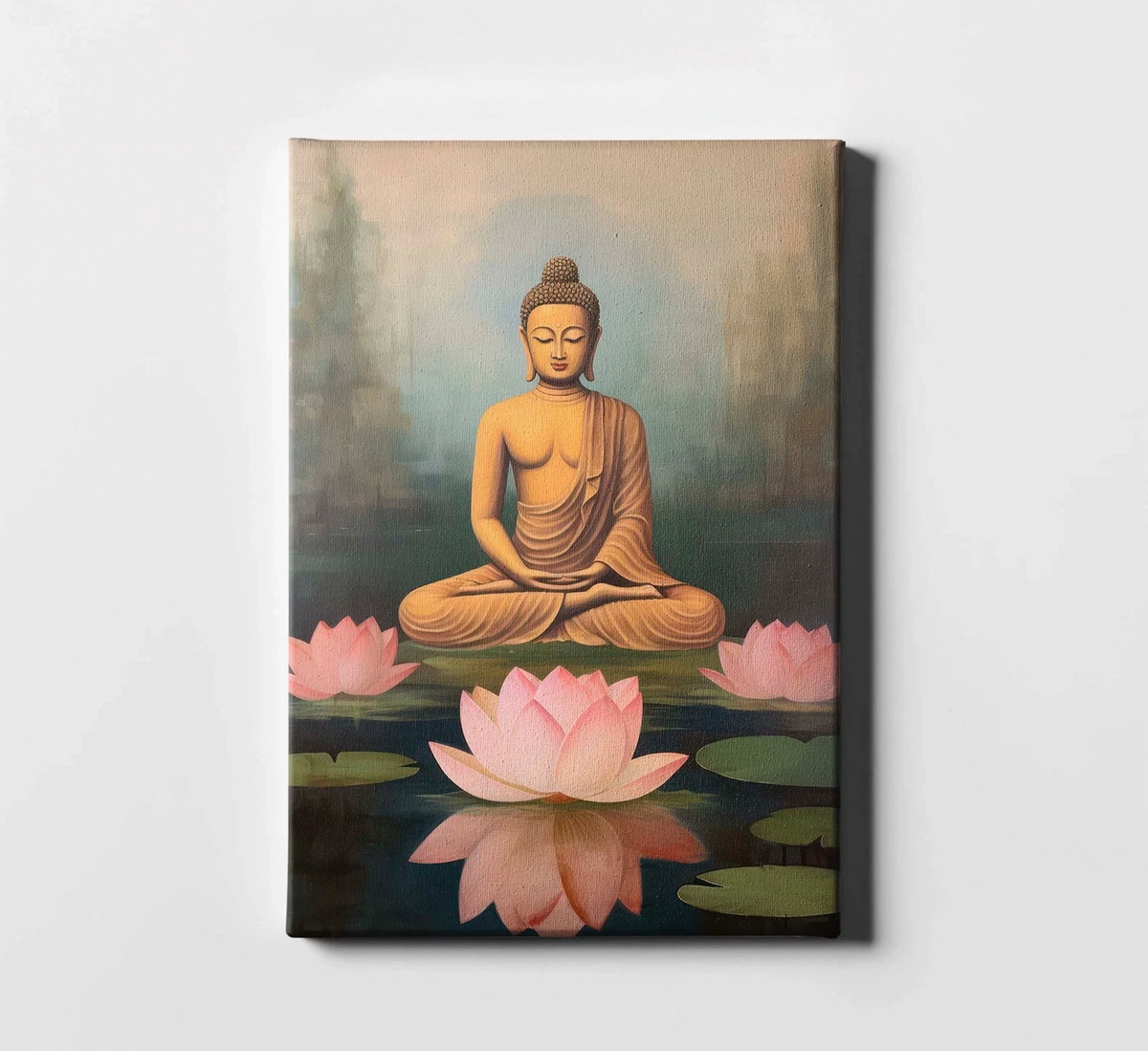 Foto 2 | Cuadro Buda Pintura Moderno Decorativo En Lienzo Canvas Algodón No Sintetico Tipo Oleo Color Nirvana