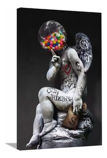 Foto 1 | Cuadros Decorativos Estatuas Griegas Graffiti David Zeus