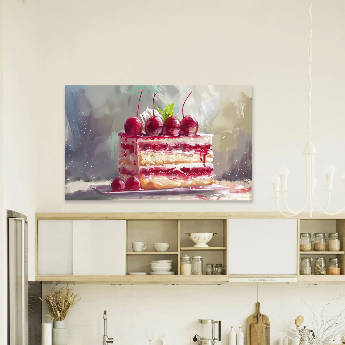 Foto 4 | Cuadro Canvas Decorativo Para Pasterleia Panaderia Pasteles