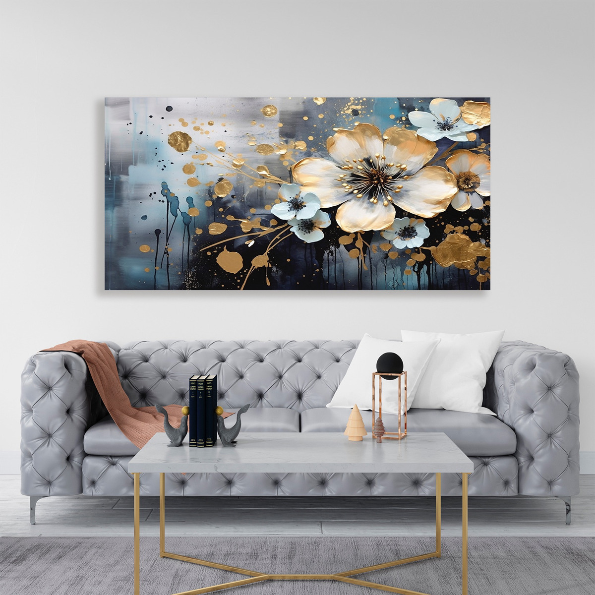 Foto 5 pulgar | Cuadro Canvas Flor Elegante Decorativo Para Sala Listo Colga