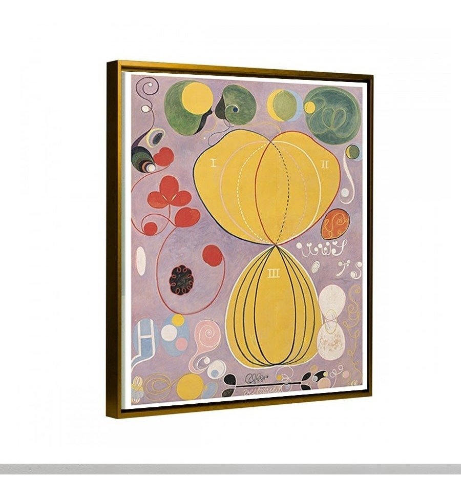 Foto 4 pulgar | Cuadros Decorativos Hilma Af Klint Arte Abstracto Minimal Color The Ten Largest, No. 7, Adulthood Armazón Bastidor De M