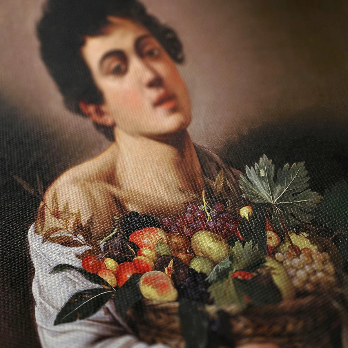 Foto 2 | Cuadros Arte Caravaggio Canvas Estilo Galería 90x90 Cm
