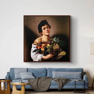 Foto 4 | Cuadros Arte Caravaggio Canvas Estilo Galería 90x90 Cm