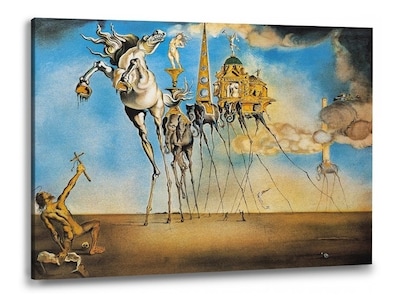 Foto 1 | Cuadro Arte En Canvas De Dalí Calidad De Museo Con Marco