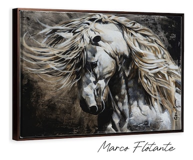 Foto 2 | Cuadros De Caballos Elegantes En Canvas Grueso Galería
