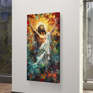 Foto 1 | Cuadro Canvas Jesús Cristo Estilo Oleo Colores Arte Religios
