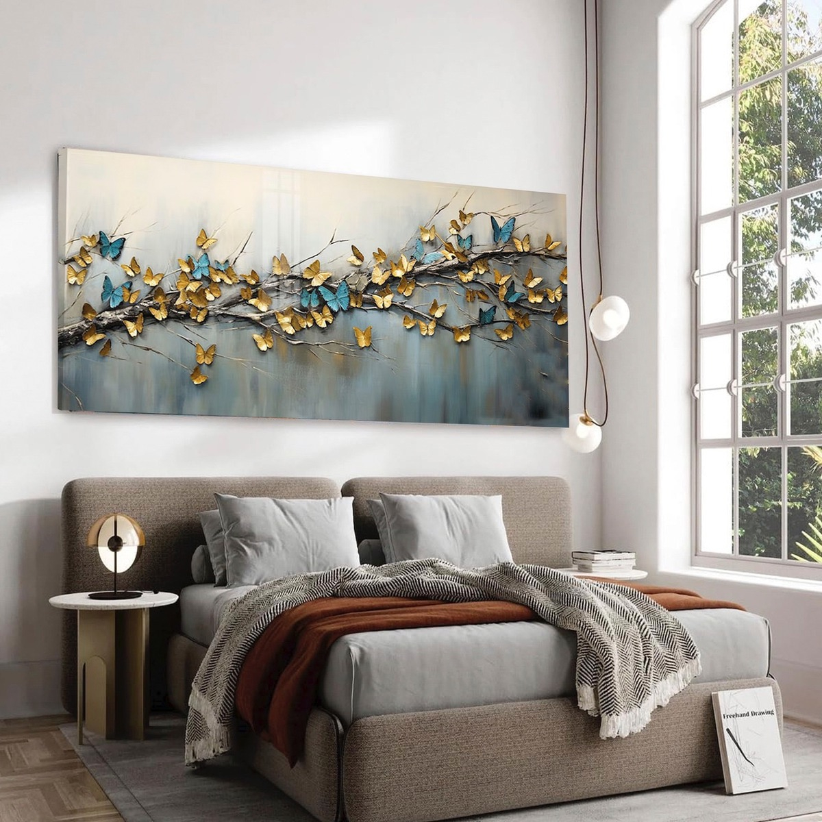 Cuadro Canvas Flor Elegante Decorativo Para Sala Listo Colga
