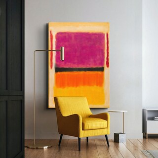 Foto 1 | Cuadros Canva Mark Rothko Arte Abstracto Bastidor 60x80cm