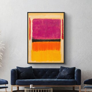 Foto 3 | Cuadros Canva Mark Rothko Arte Abstracto Bastidor 60x80cm