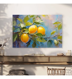 Foto 1 | Cuadro Decogaleria Naranjas Limones Comedor 80x50cm.