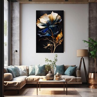 Foto 1 | Cuadros Flores Elegante Abstracto Moderno Canvas Grueso60x90