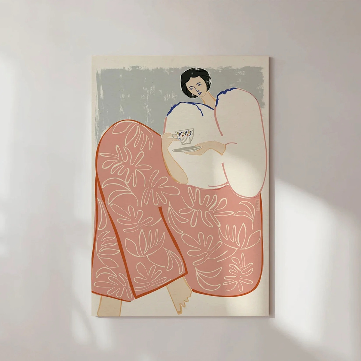 Foto 2 | Cuadros Modernos Mujeres Bohemio 60x40cm Canvas