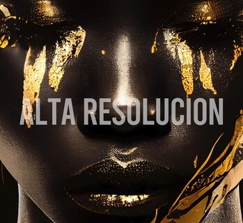 Foto 4 | Cuadro Canvas Decorativo Mujer Africana Moderno 100x55cm