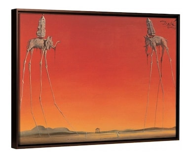 Foto 3 | Cuadro Decorativo Decogaleria Cuadro S. Dalí La Persistencia Moderno De 50cm X 75cm Color Reloj Derritiéndose