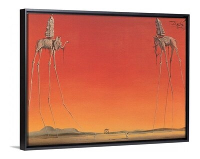 Foto 4 | Cuadro Decorativo Decogaleria Cuadro S. Dalí La Persistencia Moderno De 50cm X 75cm Color Reloj Derritiéndose