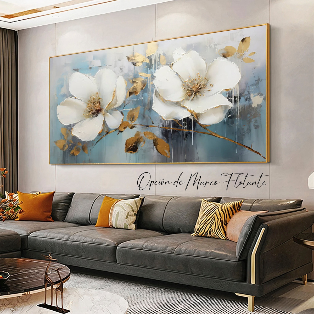 Foto 4 | Cuadro Canvas Flor Elegante Decorativo Para Sala Listo Colga