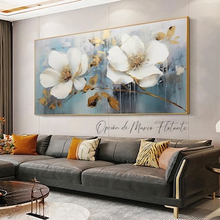 Foto 4 | Cuadro Canvas Flor Elegante Decorativo Para Sala Listo Colga