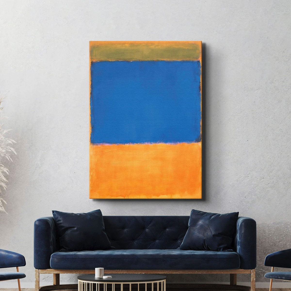 Cuadros Canva Mark Rothko Arte Abstracto Bastidor 60x80cm