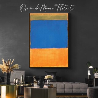 Foto 2 | Cuadros Canva Mark Rothko Arte Abstracto Bastidor 60x80cm