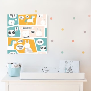 Foto 2 | Cuadro Canvas Decorativo Cuarto Bebé Niños Super Héroe Sleep Color Multicolor Armazón N/a