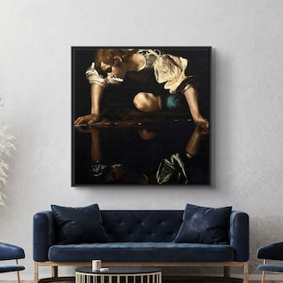 Foto 1 | Cuadros Arte Caravaggio Canvas Estilo Galería 90x90 Cm