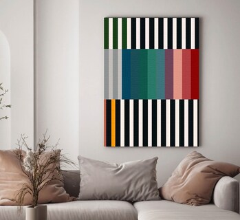 Foto 2 | Cuadros Decorativos Abstractos Modernos Coloridos En Canvas