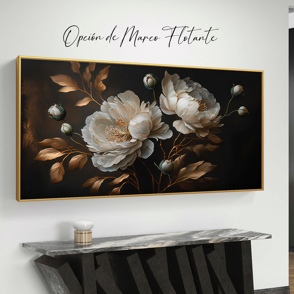 Foto 2 | Cuadro Canvas Flor Elegante Decorativo Para Sala Listo Colga