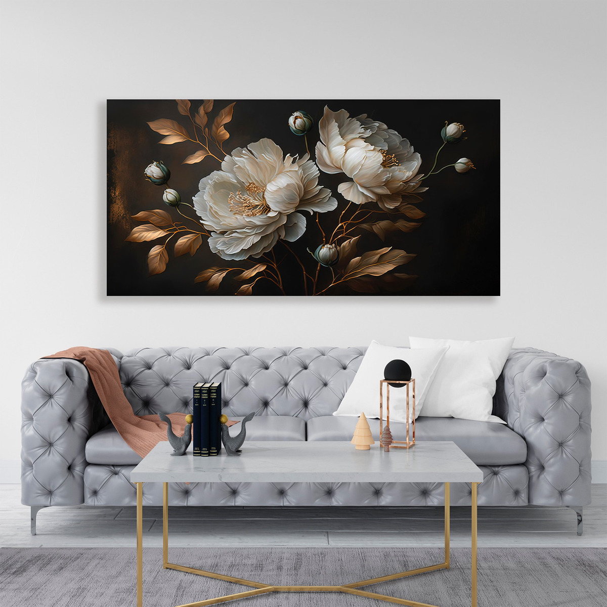 Foto 4 pulgar | Cuadro Canvas Flor Elegante Decorativo Para Sala Listo Colga