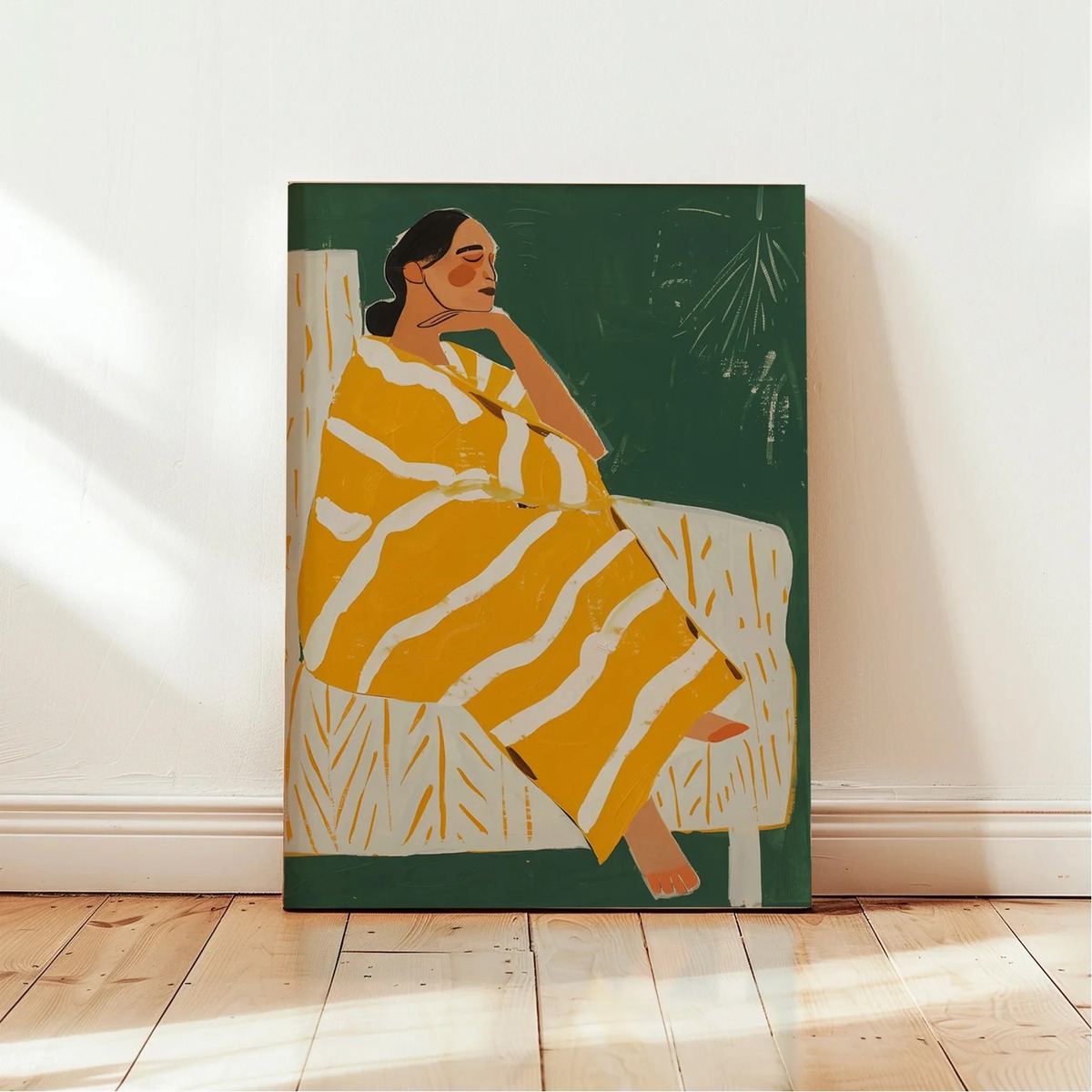 Foto 4 pulgar | Cuadros Modernos Mujeres Bohemio 60x40cm Canvas