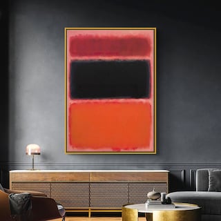 Foto 4 | Cuadros Canva Mark Rothko Arte Abstracto Bastidor 60x80cm
