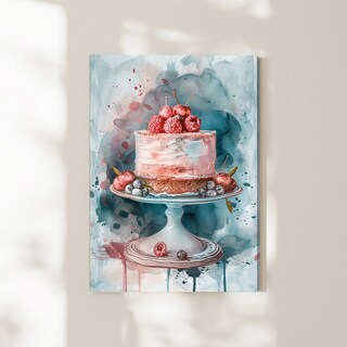 Foto 4 | Cuadro Canvas Decorativo Para Pasterleia Panaderia Pasteles