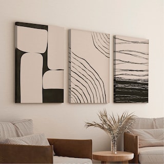 Foto 2 | Cuadros Decorativos Modernos Minimalist Lineal Canvas Grueso