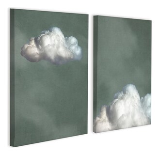 Foto 2 | Set Cuadros Nubes Cielo Arte Original Moderno Canvas 40x60