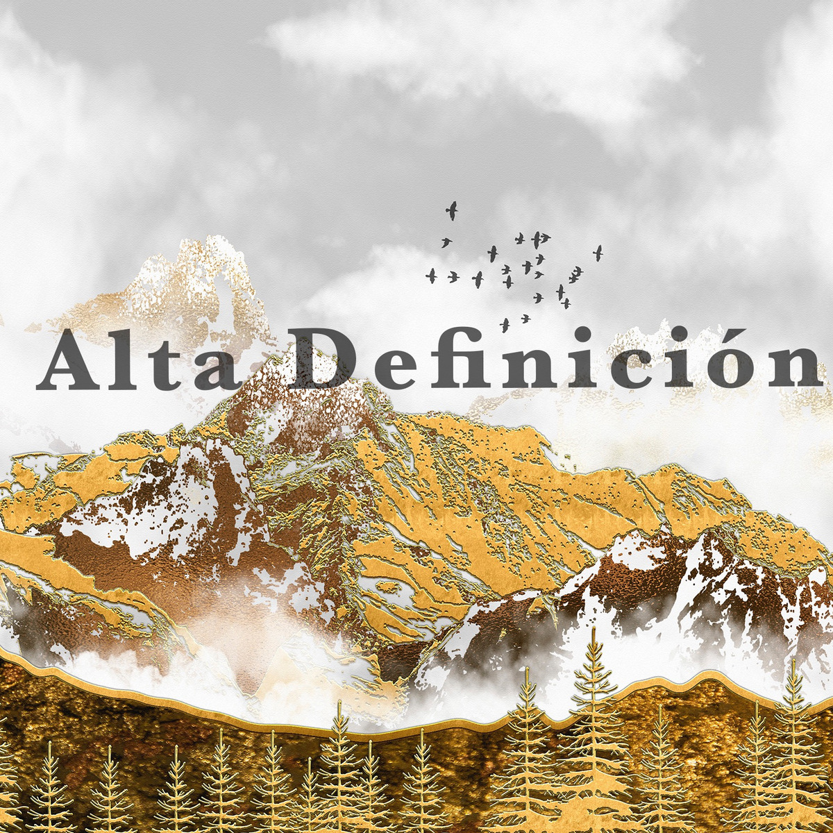 Foto 5 pulgar | Cuadro Canvas Paisaje Arboles Elegante Abstracto  50x100cm