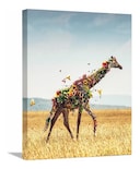 Cuadros Decorativos Animales León Elefante Jirafa Canvas 4k