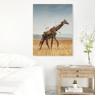 Foto 2 | Cuadros Decorativos Animales León Elefante Jirafa Canvas 4k